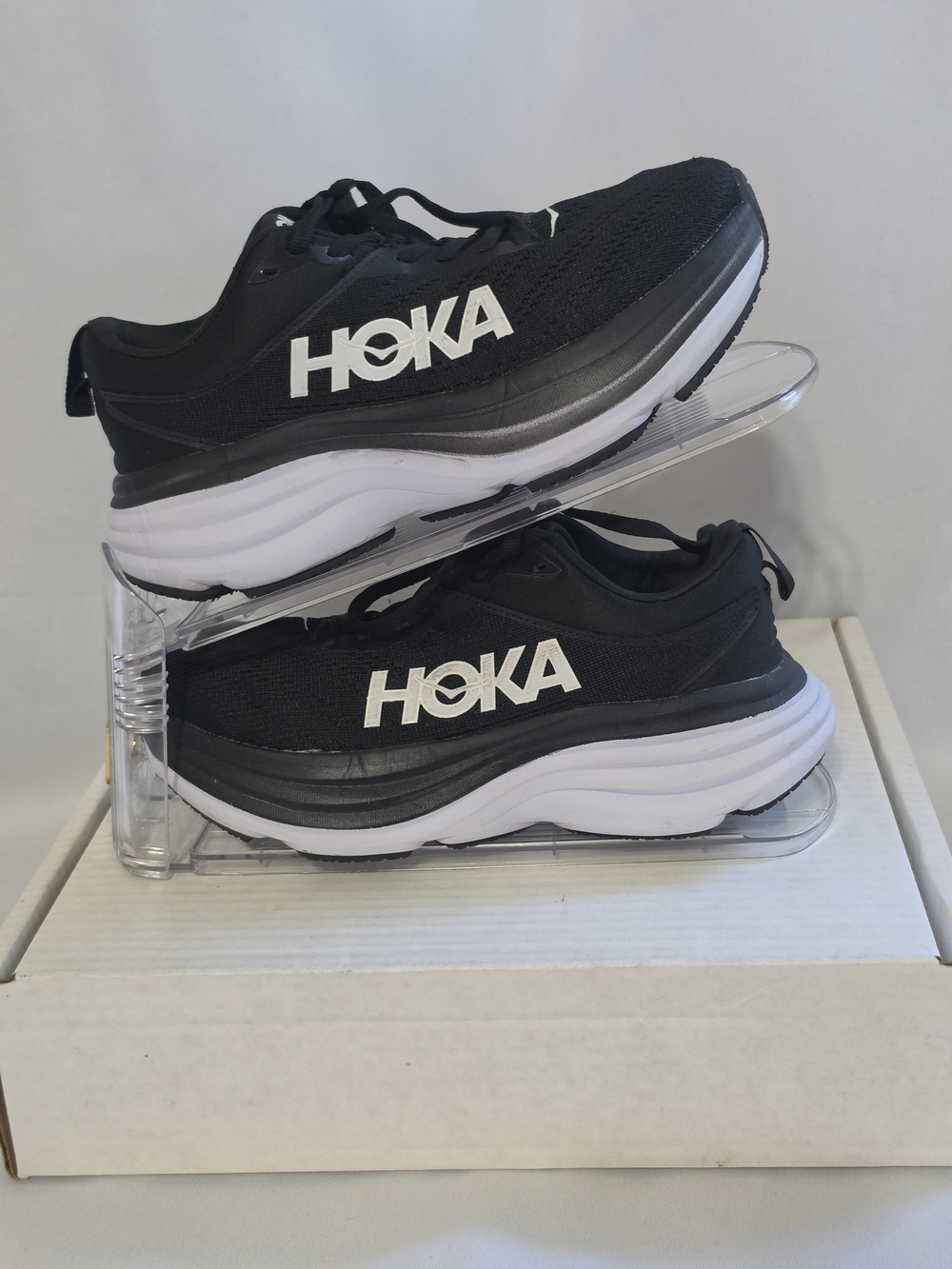 HOKA One One Bondi 8 Cushioned Running Shoes US Women Size 6B